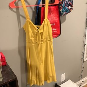 Yellow summer dress